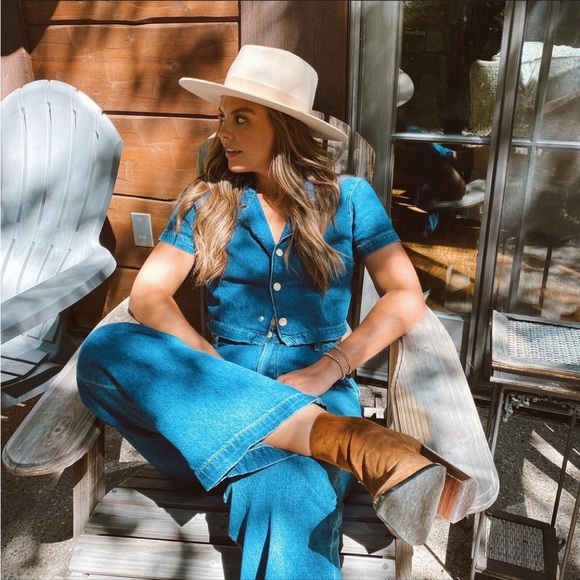 Reformation Nava Denim Set